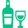 ジョージアワインストアのアピールポイントを示すワインボトルのアイコン