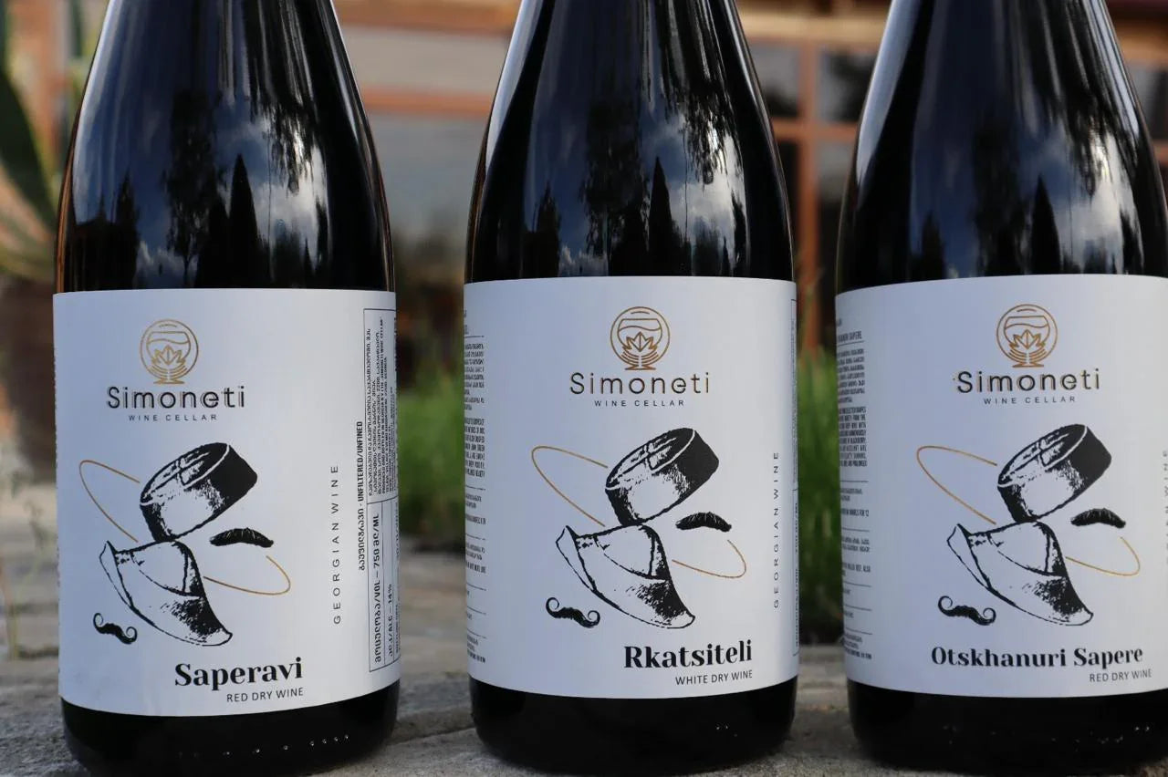 シモネティ オツハヌリ・サペレ 2021 樽熟赤ワイン カヘティ地方 - georgianwinestore