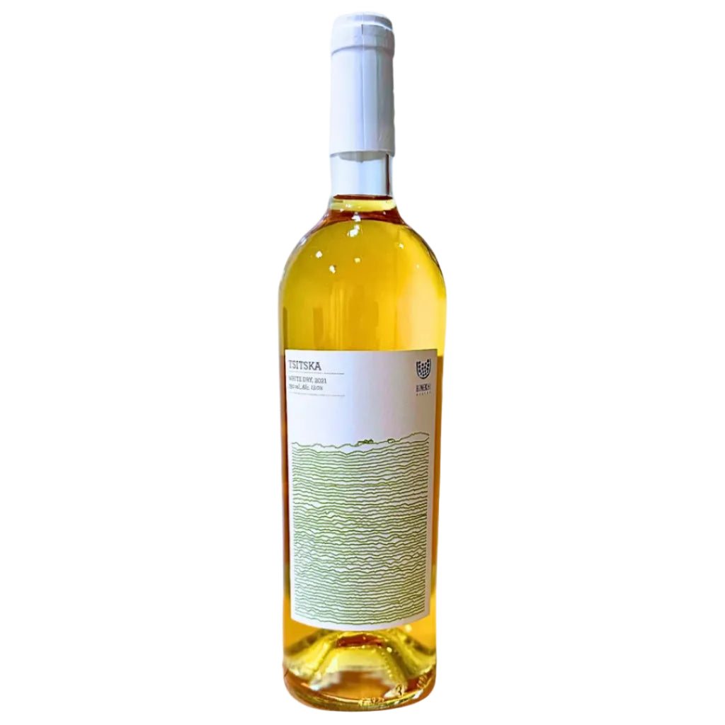 binekhi ツィツカ ジョージア産 白ワイン 辛口 750ml ボトル正面