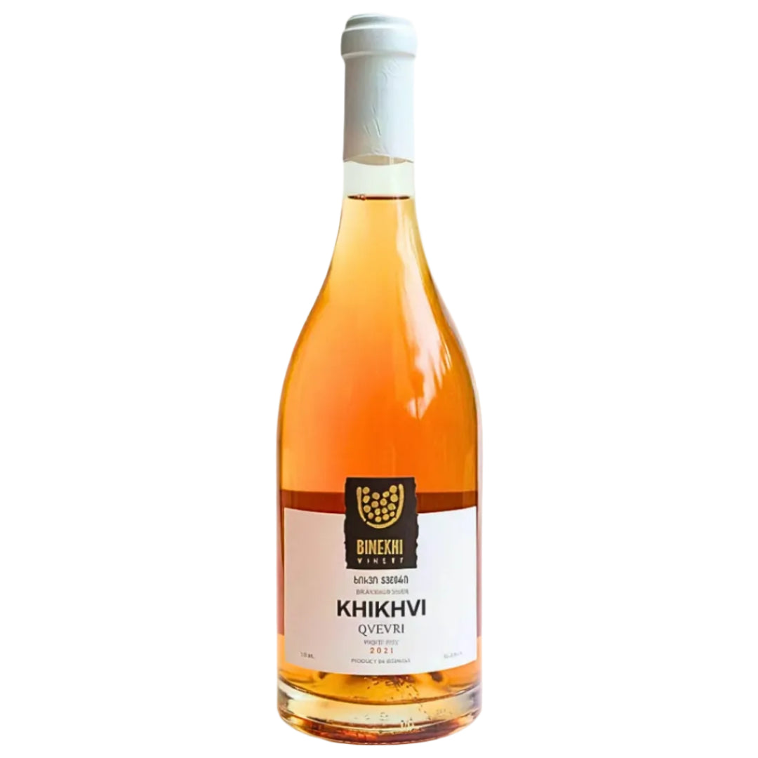 binekhi ヒフヴィ オレンジワイン クヴェブリ製法 750ml ボトル正面