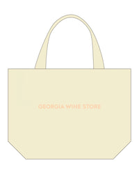 ジョージアワイン通販のナチュラルワインをイメ―ジしたカラーのトートバッグ