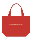 ジョージアワイン通販のオレンジワインをイメ―ジしたカラーのトートバッグ