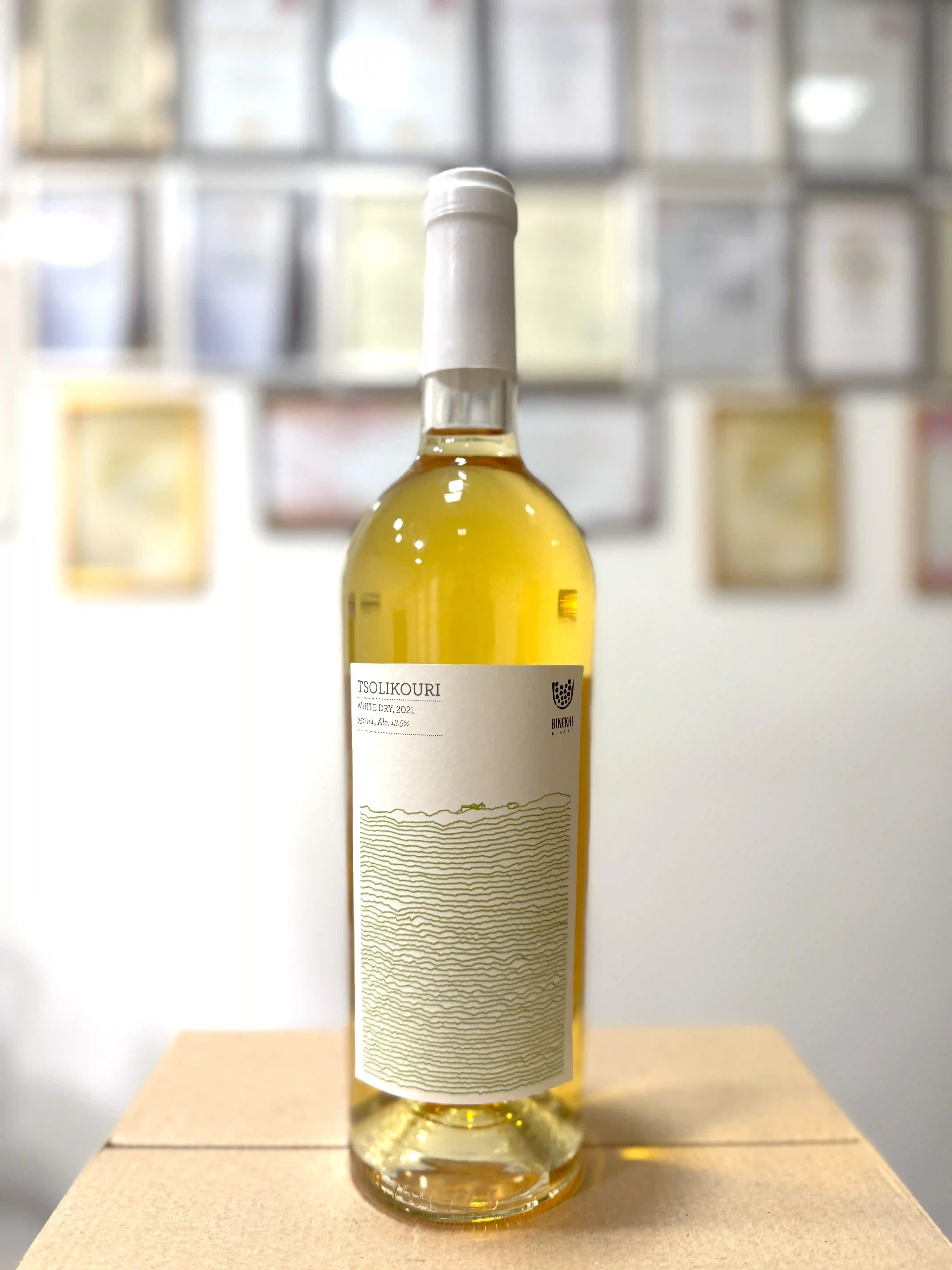 ジョージアワイン ツォリコウリ 白ワイン 2021 Binekhi Winery