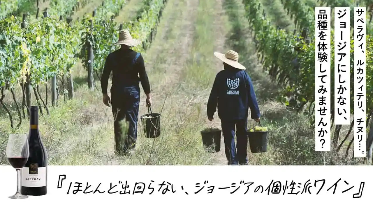ジョージアワインの魅力を紹介する特集ページ画像
